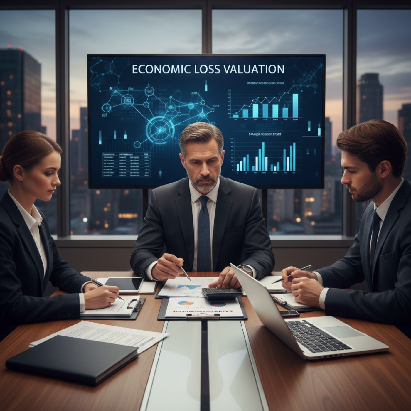 Cómo se cuantifican daños económicos en conflictos empresariales