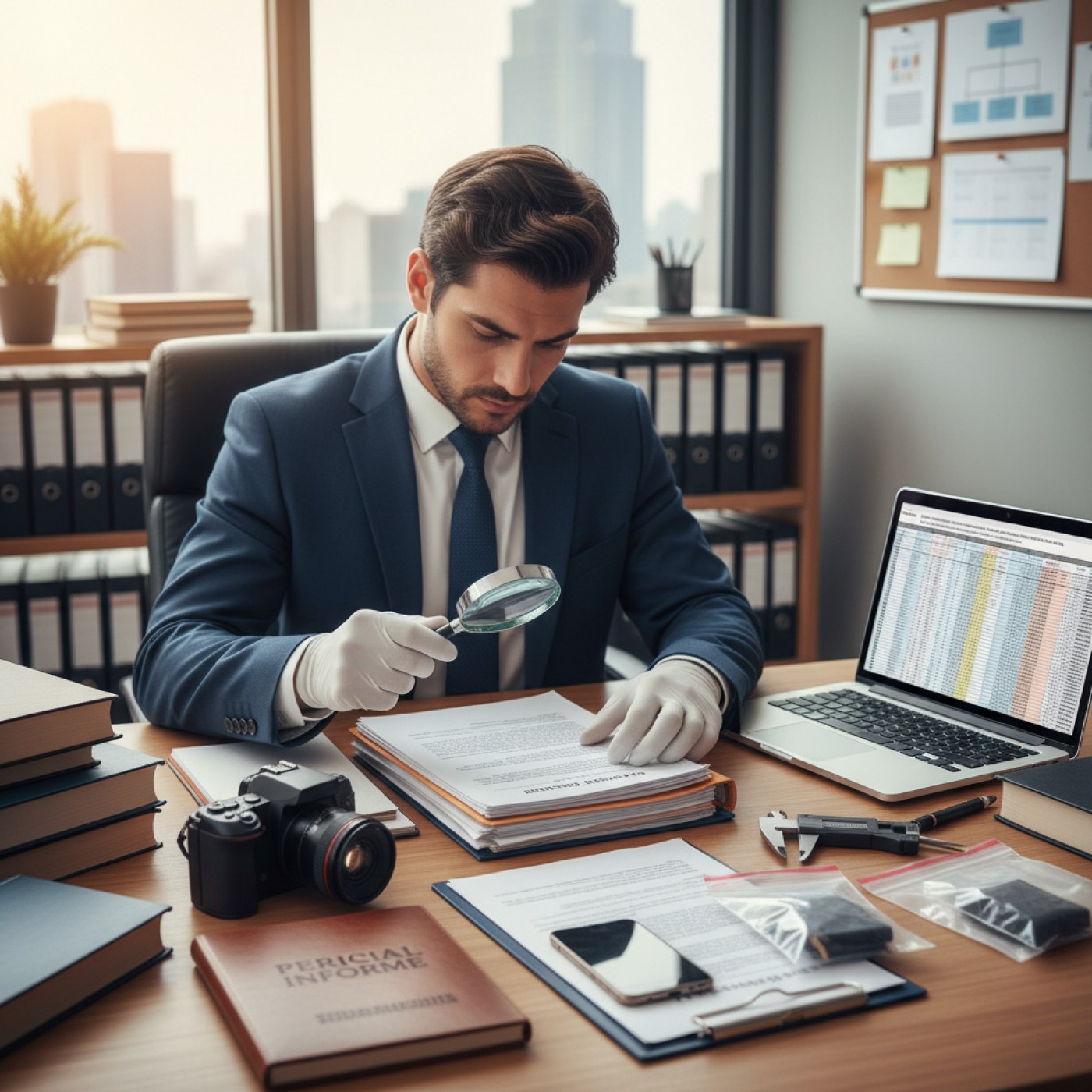 Qué documentación necesita un perito para elaborar un informe