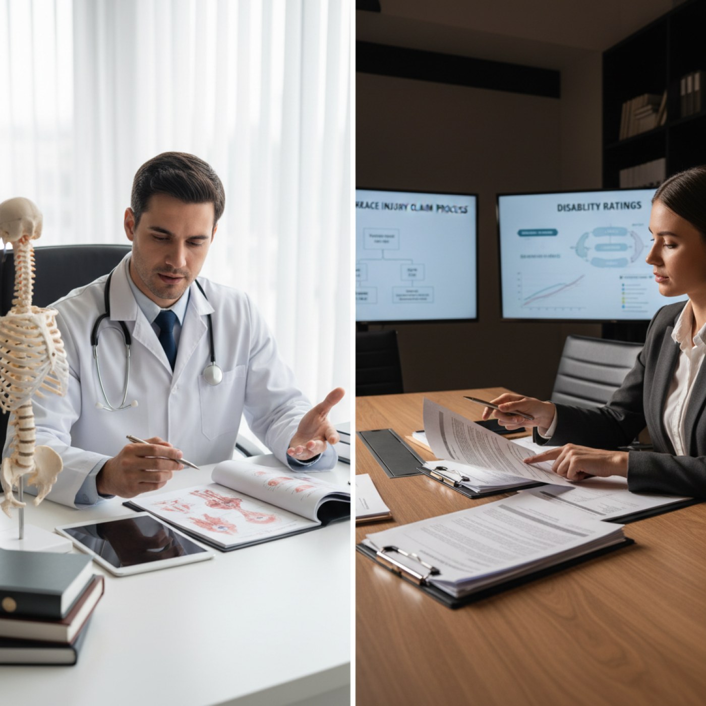 Diferencias entre peritaje médico y peritaje laboral