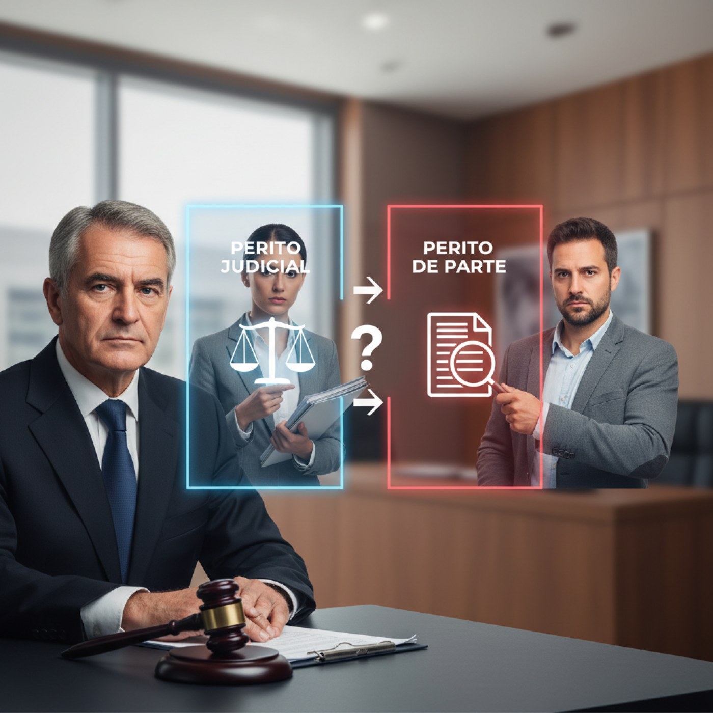 Diferencia entre perito judicial y perito de parte